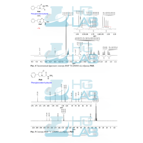 Phenylpiracetam hydrazide 100 мг HGLab (Фенилпирацетам гидразид). 60 капс