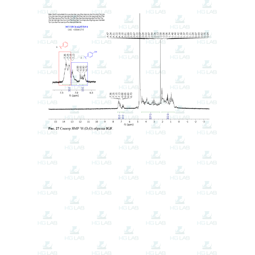 IGF-1 LR3 HGLab - лиофилизат, 1 мг х 1 флакон