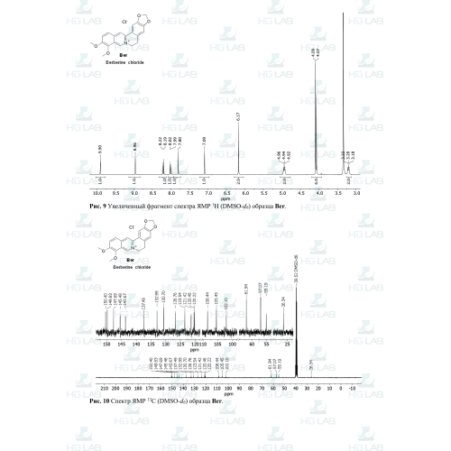 Berberine HCL  98% 50г HGLab (Берберин гидрохлорид 50 г)